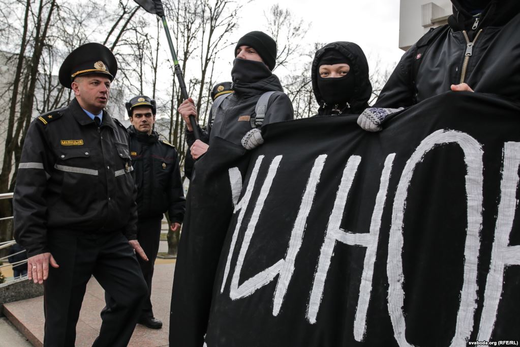 Anarchists, the avangarde of social protests in Belarus