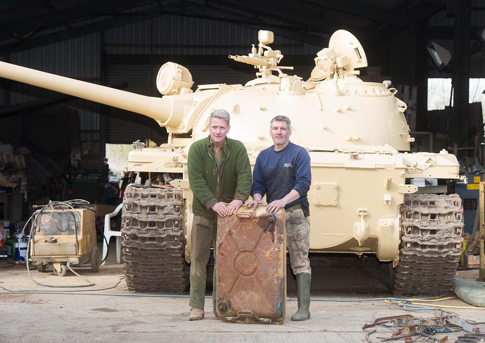 The Sun: Tank collector shocked to find &#163;2million gold bullion hidden in the fuel compartment of his &#163;30,000 vehicle