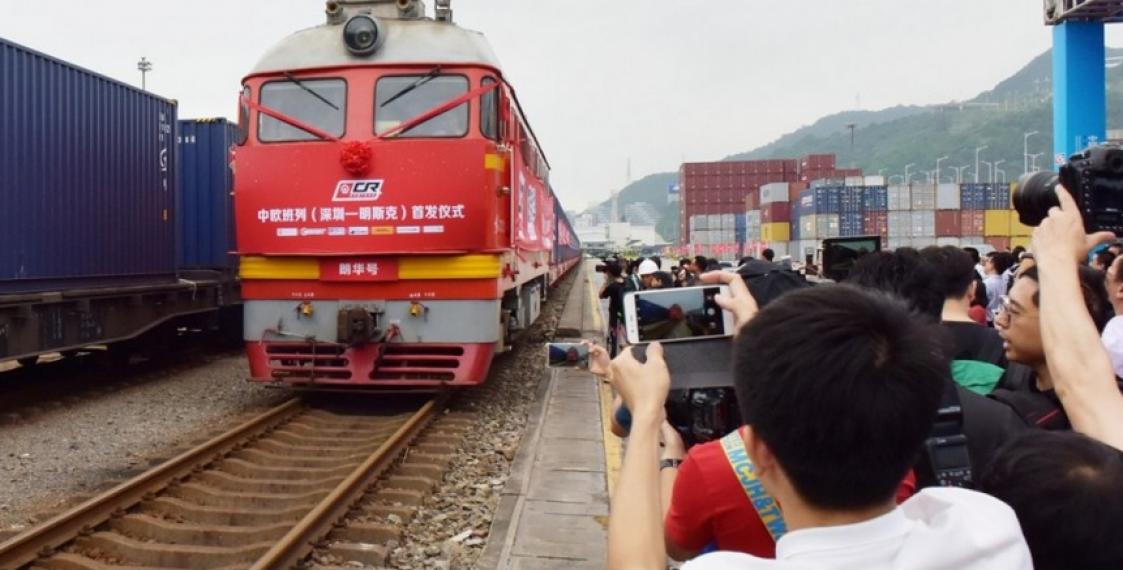Mobile phones, car parts rolling on Shenzhen-Minsk direct freight rail link