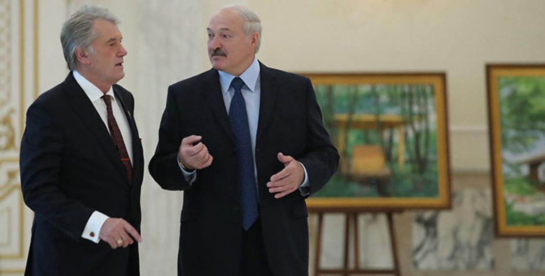 Lukashenka meets ex-Ukraine president Yushchenko in Minsk
