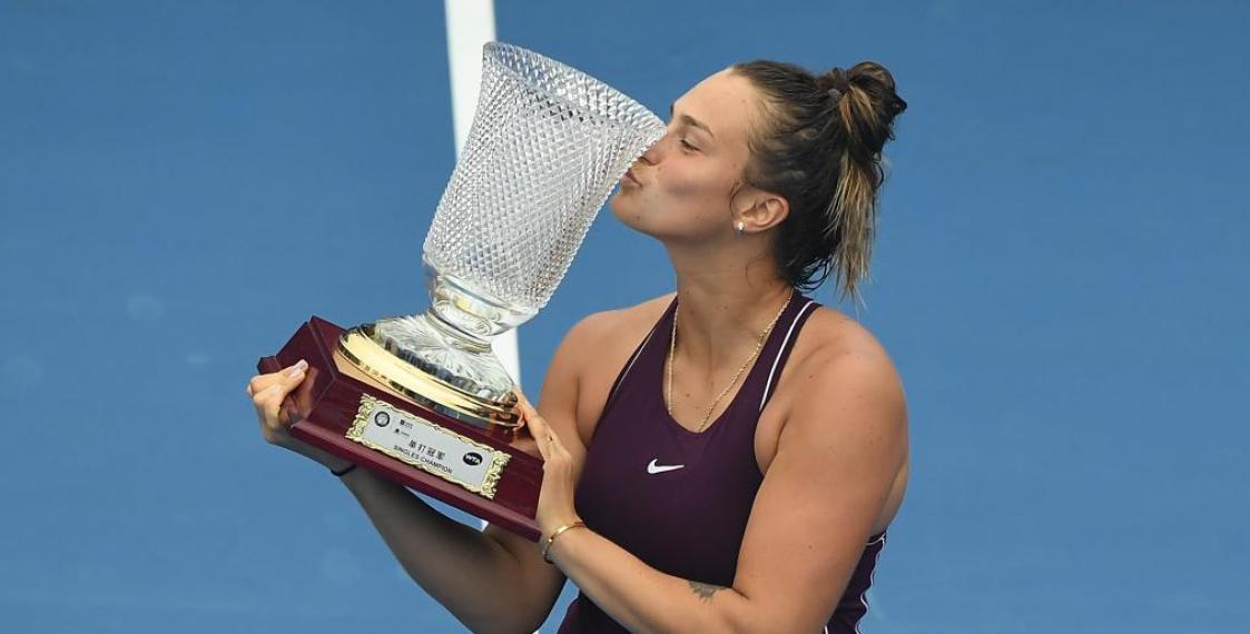 Aryna Sabalenka wins Shenzhen Open