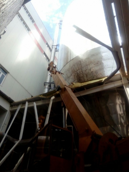 "Безупречное" китайское качество: в Светлогорске рухнула крыша целлюлозного комбината
