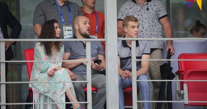 Mikalai Lukashenka spotted in company of presumed stepbrother