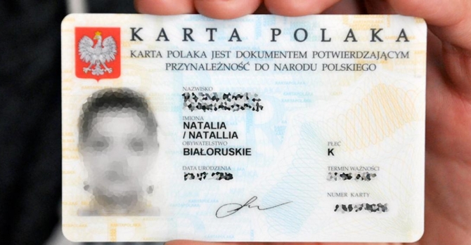 137 000 Belarus citizens possess Pole's Card